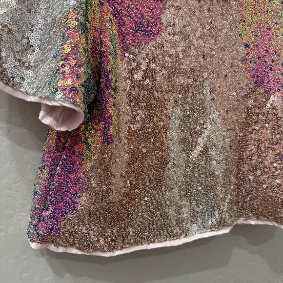 H&M Sequins Short Sleeve Shirt - Picture 4 of 8